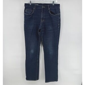 Stio Jeans Mens 34R Dark Wash Blue Regular Fit Five Pocket Solid